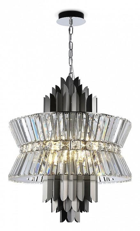 Подвесной светильник Ambrella Light LH LH41020 цвет плафона/подвески Прозрачный, Хром, цвет арматуры Черный