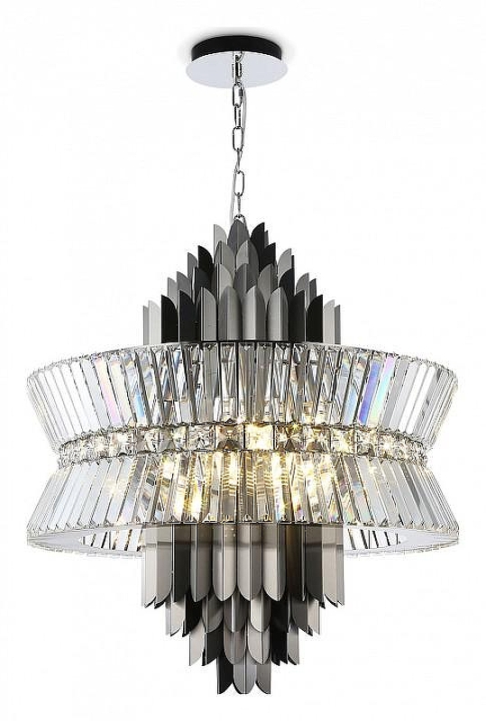 Подвесной светильник Ambrella Light LH LH41026 цвет плафона/подвески Прозрачный, Хром, цвет арматуры Черный