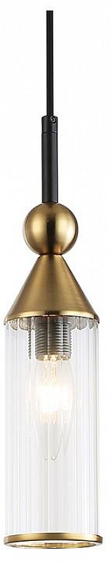 Подвесной светильник Ambrella Light LH LH55251 цвет плафона/подвески Прозрачный, цвет арматуры Латунь, Черный