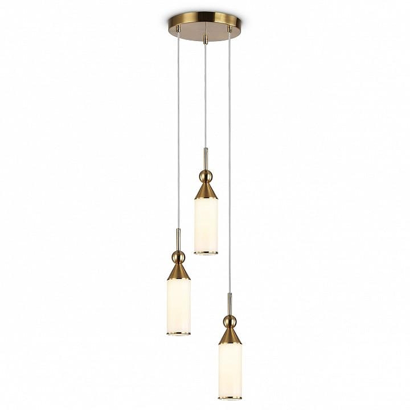 Подвесной светильник Ambrella Light LH LH55272 цвет плафона/подвески Белый, цвет арматуры Латунь