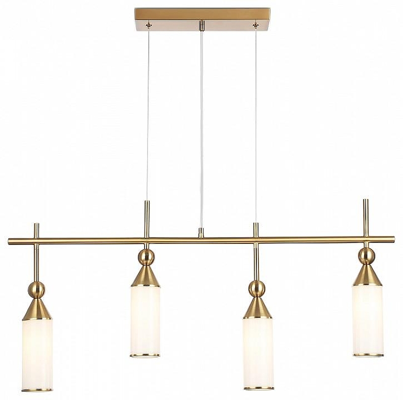 Подвесной светильник Ambrella Light LH LH55274 цвет плафона/подвески Белый, цвет арматуры Латунь