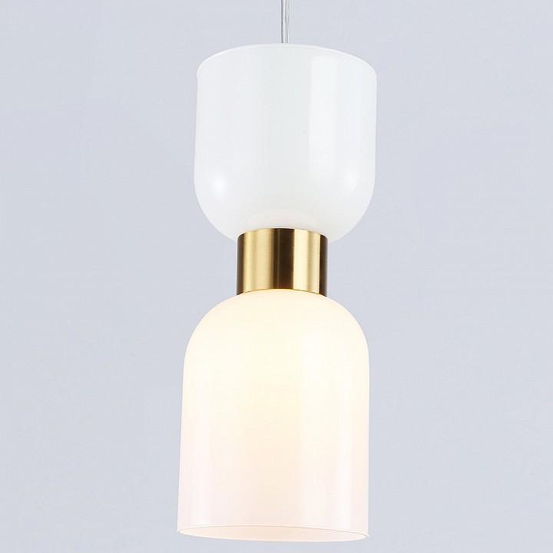 Подвесной светильник Ambrella Light LH LH56091 цвет плафона/подвески Белый, цвет арматуры Латунь