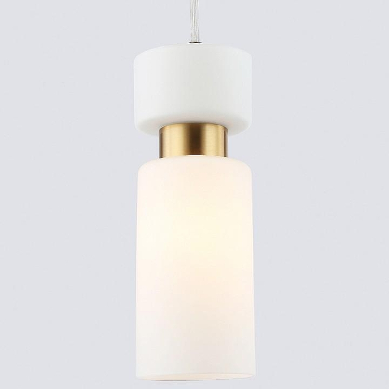 Подвесной светильник Ambrella Light LH LH56122 цвет плафона/подвески Белый, цвет арматуры Латунь