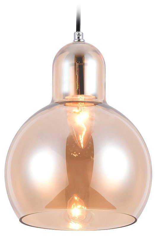 Подвесной светильник Ambrella Light TR TR3517 цвет плафона/подвески Янтарный, цвет арматуры Хром