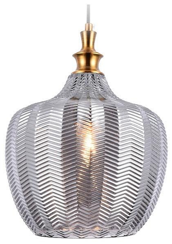 Подвесной светильник Ambrella Light TR TR3533 цвет плафона/подвески Дымчатый, цвет арматуры Бронза