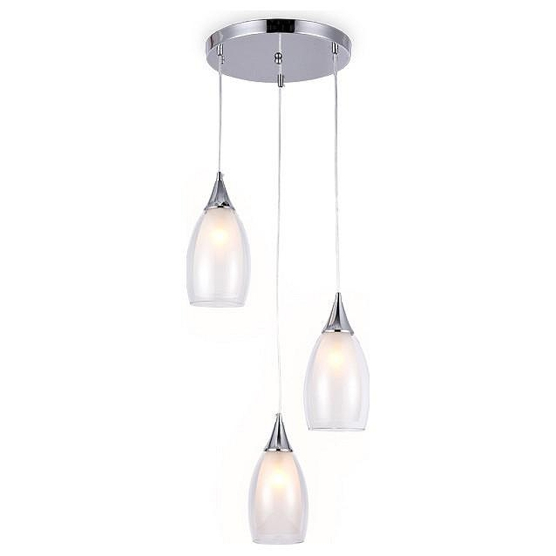 Подвесной светильник Ambrella Light TR TR3548 цвет плафона/подвески Прозрачный, цвет арматуры Хром