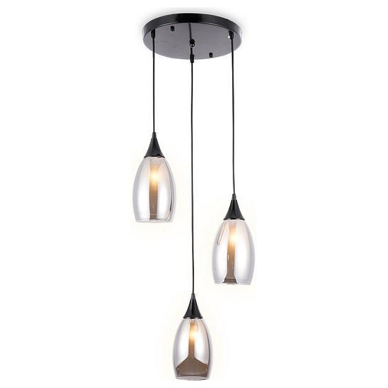 Подвесной светильник Ambrella Light TR TR3550 цвет плафона/подвески Дымчатый, цвет арматуры Черный