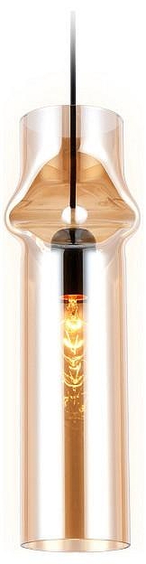 Подвесной светильник Ambrella Light TR TR3560 цвет плафона/подвески Янтарный, цвет арматуры Черный