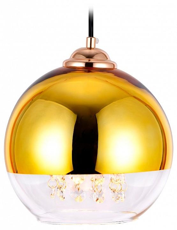 Подвесной светильник Ambrella Light TR TR3602 цвет плафона/подвески Золото, Прозрачный, цвет арматуры Золото