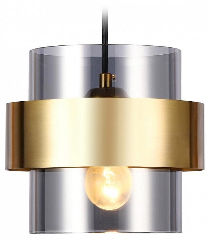 Подвесной светильник Ambrella Light TR TR3645 цвет плафона/подвески Светло-серый, цвет арматуры Золото