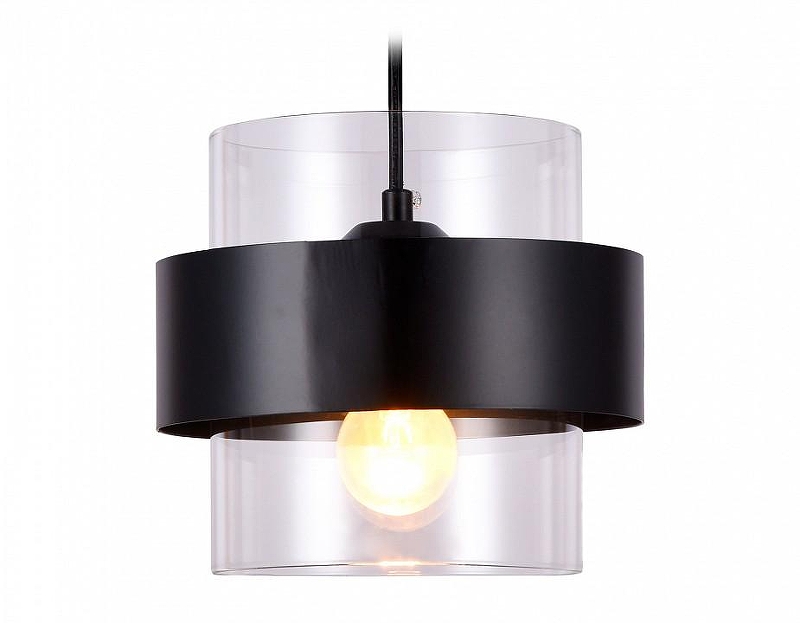 Подвесной светильник Ambrella Light TR TR3646 цвет плафона/подвески Прозрачный, цвет арматуры Черный