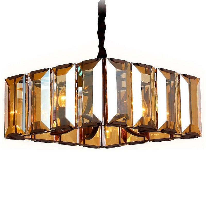 Подвесной светильник Ambrella Light TR TR5150 цвет плафона/подвески Янтарный, цвет арматуры Коричневый