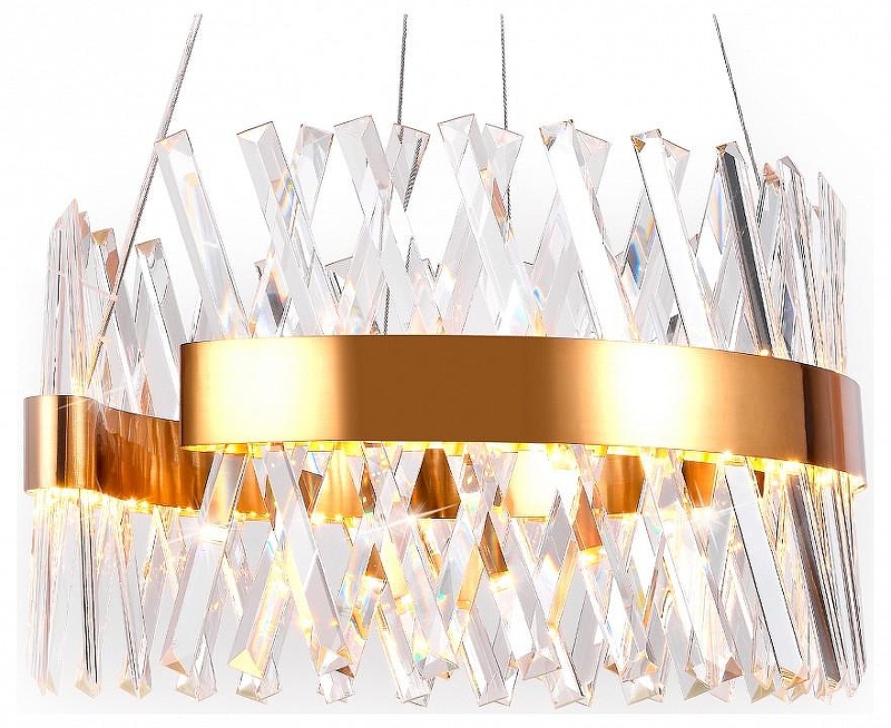 Подвесной светильник Ambrella Light TR TR5309 цвет плафона/подвески Прозрачный, цвет арматуры Золото