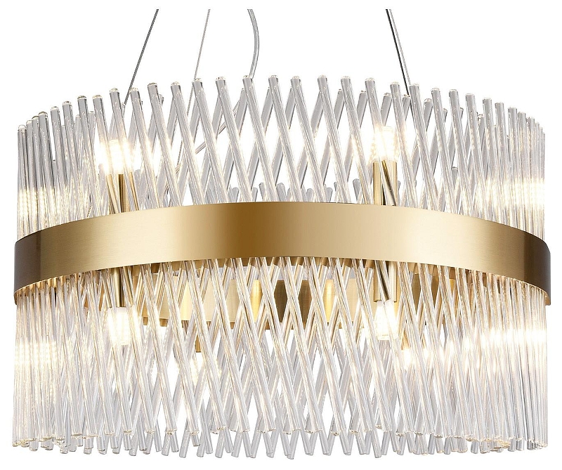 Подвесной светильник Ambrella Light TR TR5361 цвет плафона/подвески Прозрачный, цвет арматуры Золото