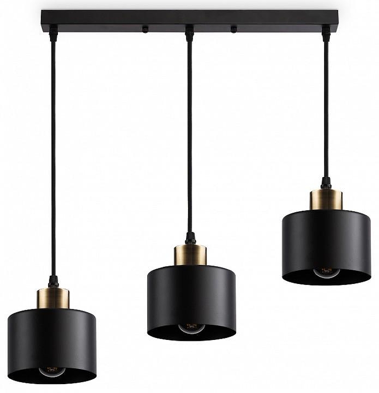 Подвесной светильник Ambrella Light TR TR8118 цвет плафона/подвески Латунь, Черный, цвет арматуры Черный