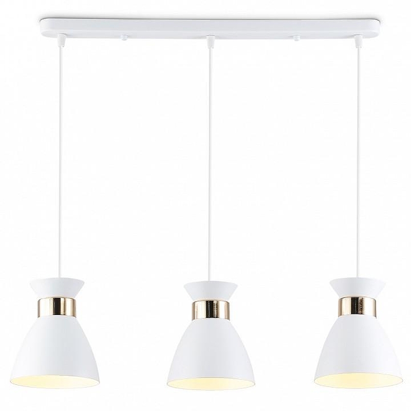 Подвесной светильник Ambrella Light TR TR8466 цвет плафона/подвески Белый, Золото, цвет арматуры Белый, Золото