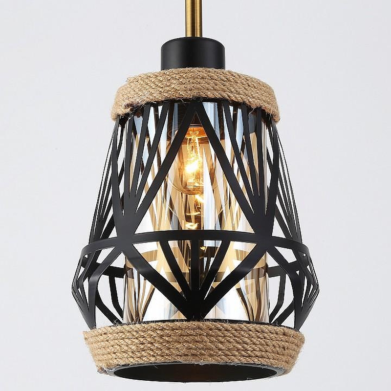 Подвесной светильник Ambrella Light TR TR8521 цвет плафона/подвески Оранжевый, цвет арматуры Бронза, Черный