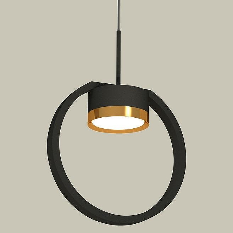 Подвесной светильник Ambrella Light XB XB9102103 цвет плафона/подвески Золото, Черный, цвет арматуры Черный