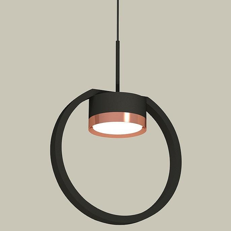 Подвесной светильник Ambrella Light XB XB9102104 цвет плафона/подвески Золото, Черный, цвет арматуры Черный