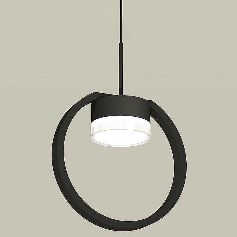 Подвесной светильник Ambrella Light XB XB9102154 цвет плафона/подвески Белый, Прозрачный, Черный, цвет арматуры Черный