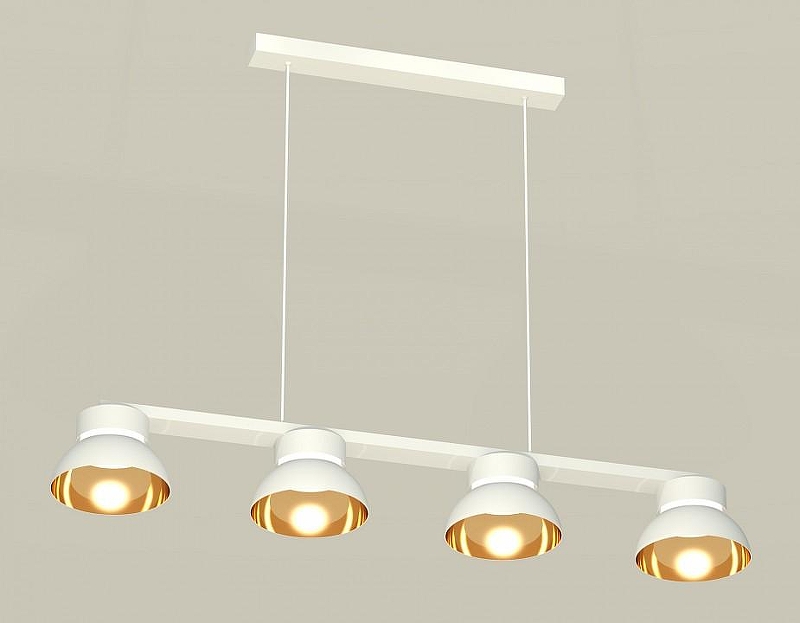 Подвесной светильник Ambrella Light XB XB9151101 цвет плафона/подвески Белый, Золото, Прозрачный, цвет арматуры Белый