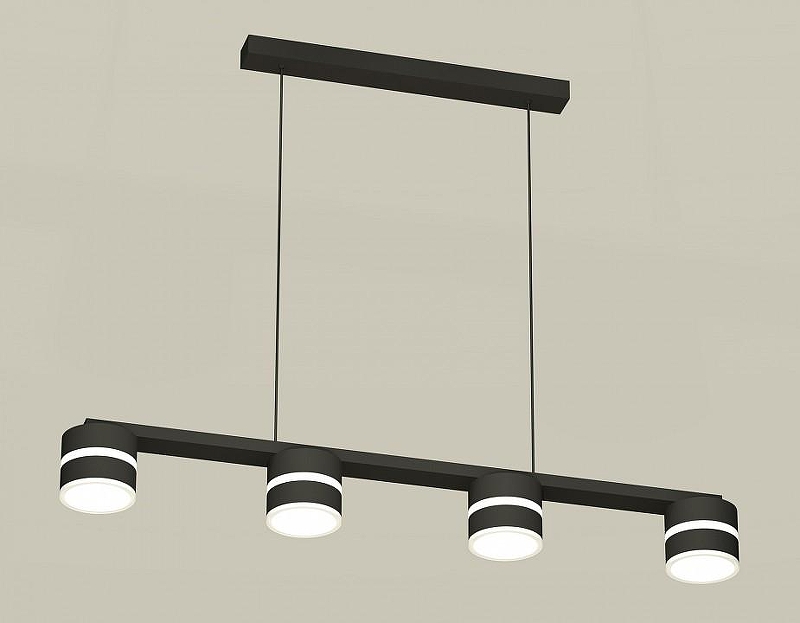 Подвесной светильник Ambrella Light XB XB9152203 цвет плафона/подвески Белый, Черный, цвет арматуры Черный