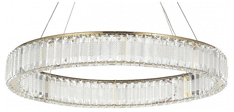 Подвесной светильник Arte Milano AM-9018 2728B.D600.LED G цвет плафона/подвески Золото, Прозрачный, цвет арматуры Золото