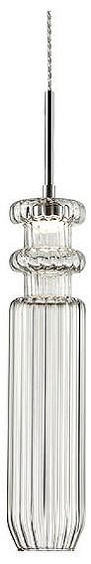 Подвесной светильник Artelamp Crystal A2942SP-1CC цвет плафона/подвески Прозрачный, цвет арматуры Хром