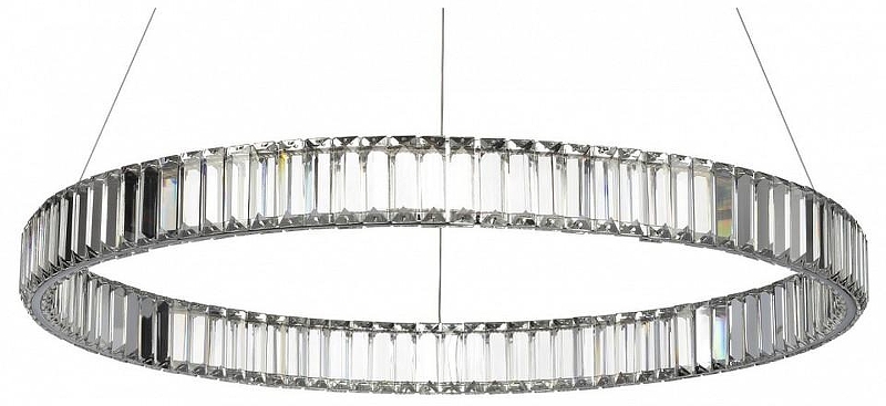 Подвесной светильник Citilux Чезаре CL338181 цвет плафона/подвески Прозрачный, цвет арматуры Хром