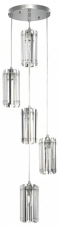 Подвесной светильник Citilux Джейн CL306051 цвет плафона/подвески Прозрачный, цвет арматуры Хром