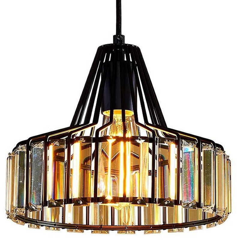 Подвесной светильник Citilux Эдисон CL450211 цвет плафона/подвески Прозрачный, цвет арматуры Бронза