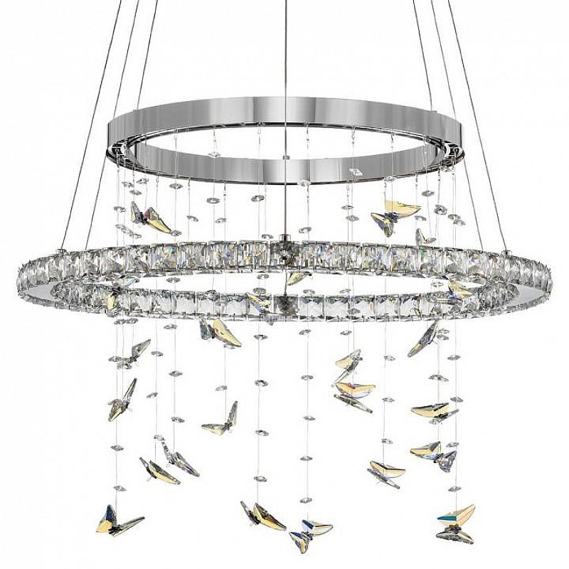 Подвесной светильник Citilux ETERA CL322060 цвет плафона/подвески Прозрачный, Хром, цвет арматуры Хром