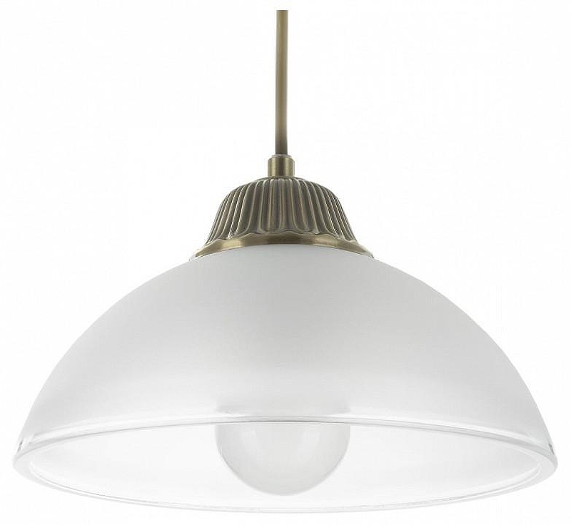 Подвесной светильник Citilux Франческа CL417013 цвет плафона/подвески Белый, цвет арматуры Бронза