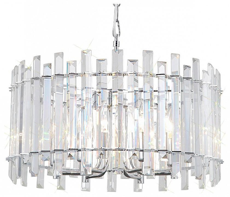 Подвесной светильник Citilux Ингвар CL334161 цвет плафона/подвески Прозрачный, цвет арматуры Хром