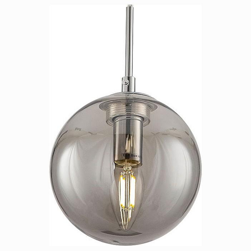 Подвесной светильник Citilux Томми CL102010 цвет плафона/подвески Светло-серый, цвет арматуры Хром