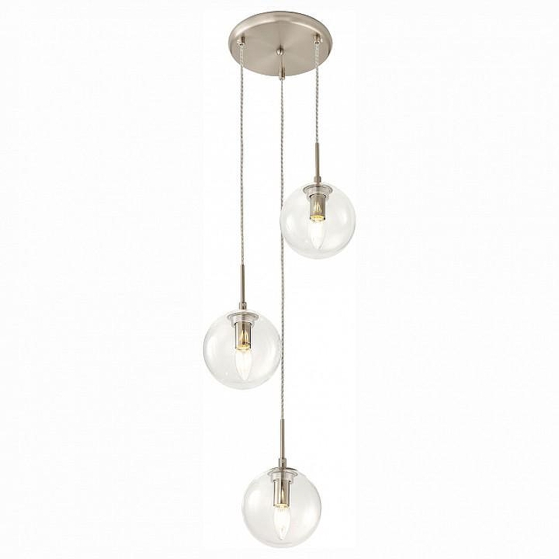 Подвесной светильник Citilux Томми CL102031 цвет плафона/подвески Прозрачный, цвет арматуры Хром