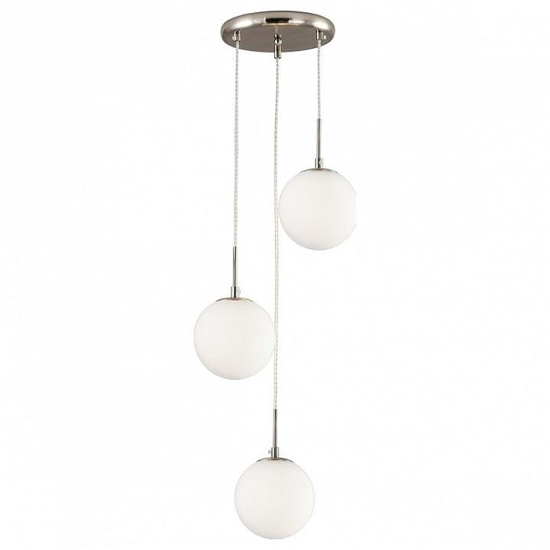 Подвесной светильник Citilux Томми CL102034 цвет плафона/подвески Белый, цвет арматуры Никель