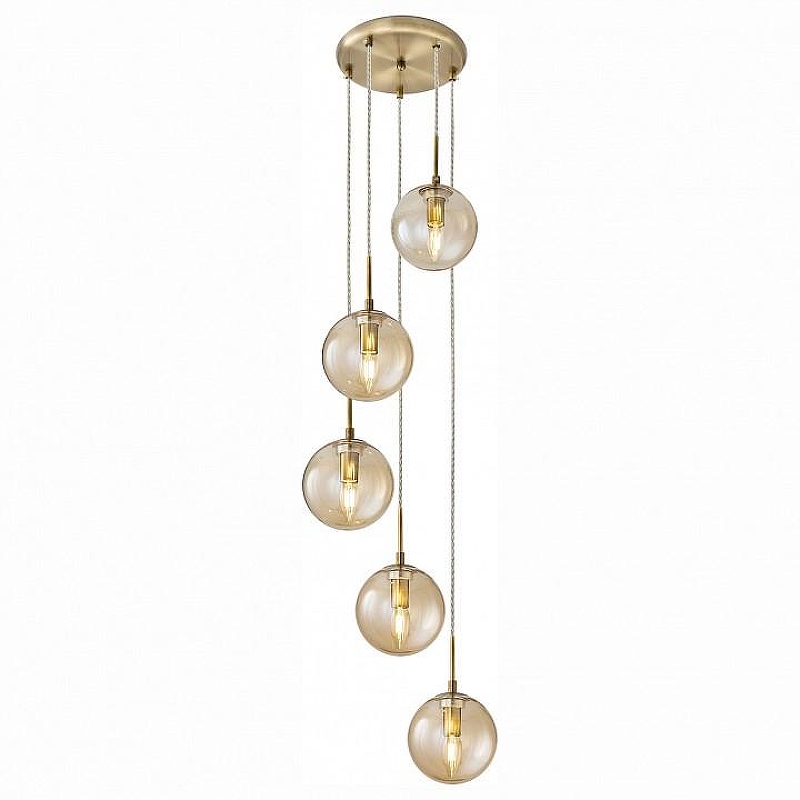 Подвесной светильник Citilux Томми CL102053 цвет плафона/подвески Бежевый, цвет арматуры Бронза