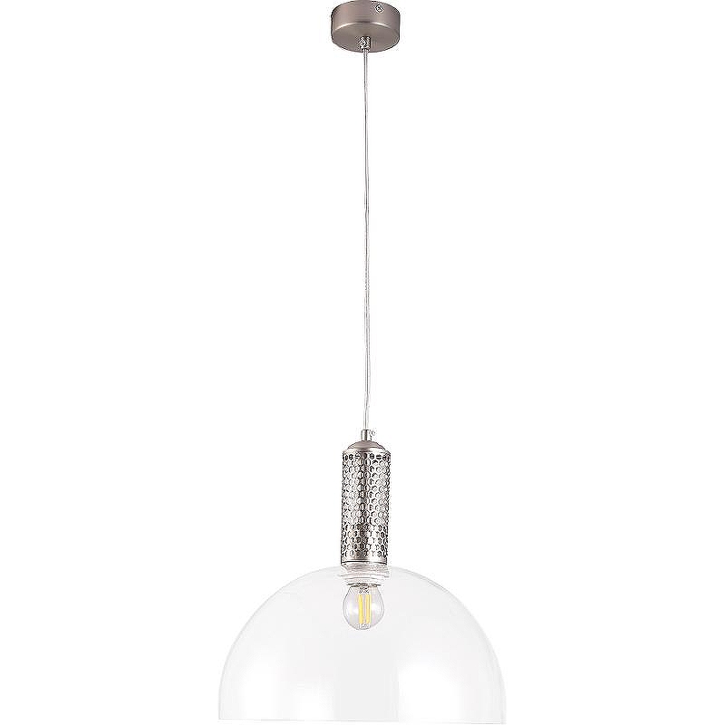 Подвесной светильник Crystal Lux Angelina SP1 Nickel цвет плафона/подвески Прозрачный, цвет арматуры Никель