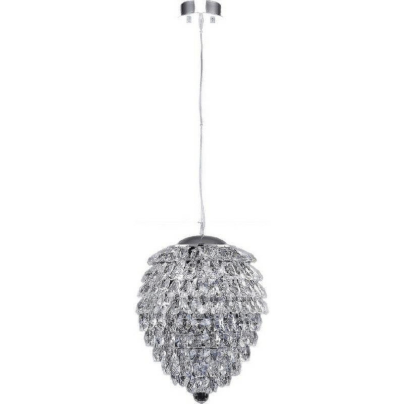 Подвесной светильник Crystal Lux Charme SP6 Chrome Transparent цвет плафона/подвески Прозрачный, цвет арматуры Хром
