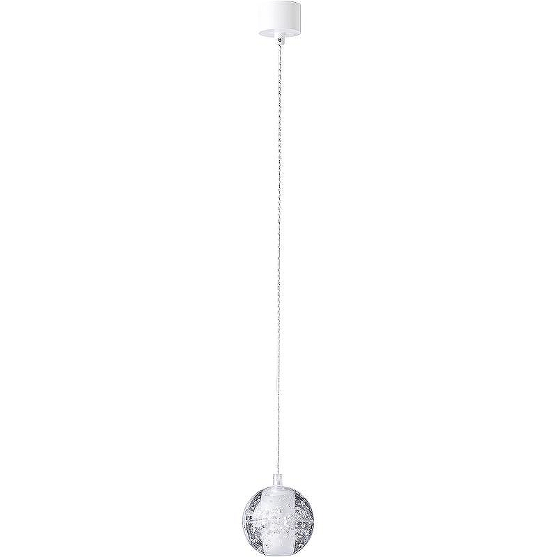 Подвесной светильник Crystal Lux Gaspar SP1 White цвет плафона/подвески Прозрачный, цвет арматуры Белый