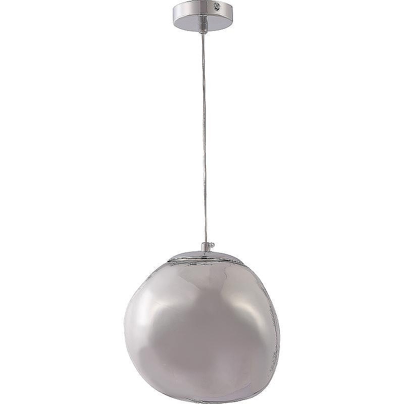 Подвесной светильник Crystal Lux Malaga SP1 D280 Chrome цвет плафона/подвески Серый, Хром, цвет арматуры Хром