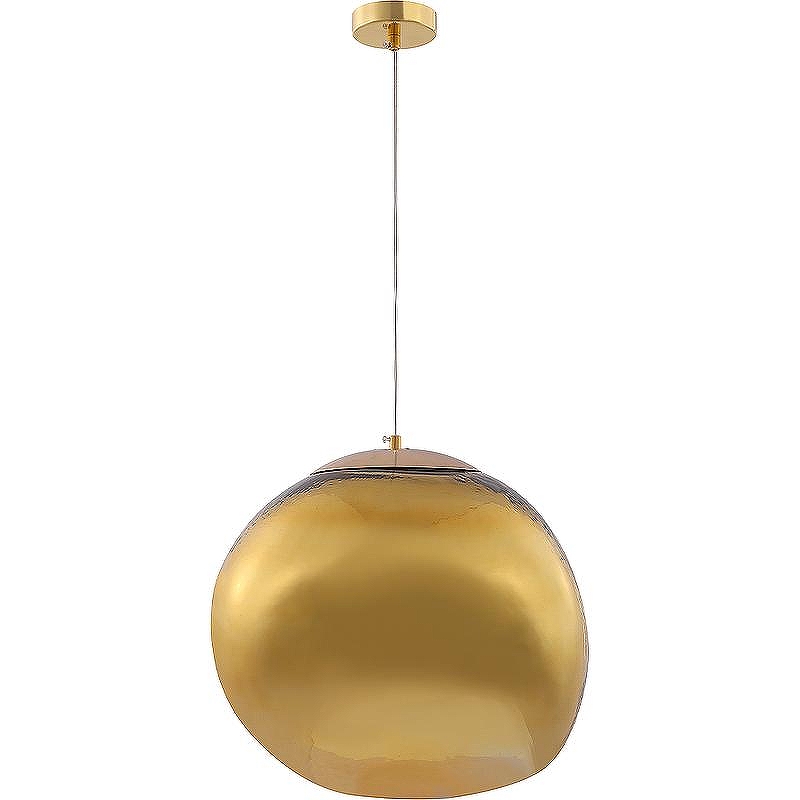 Подвесной светильник Crystal Lux Malaga SP1 D360 Gold цвет плафона/подвески Золото, Коричневый, Прозрачный, цвет арматуры Золото