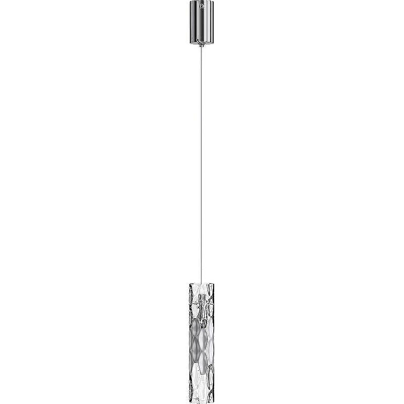 Подвесной светильник Crystal Lux Primavera SP1 Chrome цвет плафона/подвески Прозрачный, цвет арматуры Хром