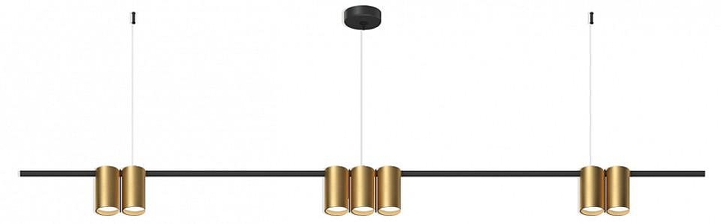 Подвесной светильник Denkirs Orb1t DK4063-BK+SG цвет плафона/подвески Золото, цвет арматуры Золото