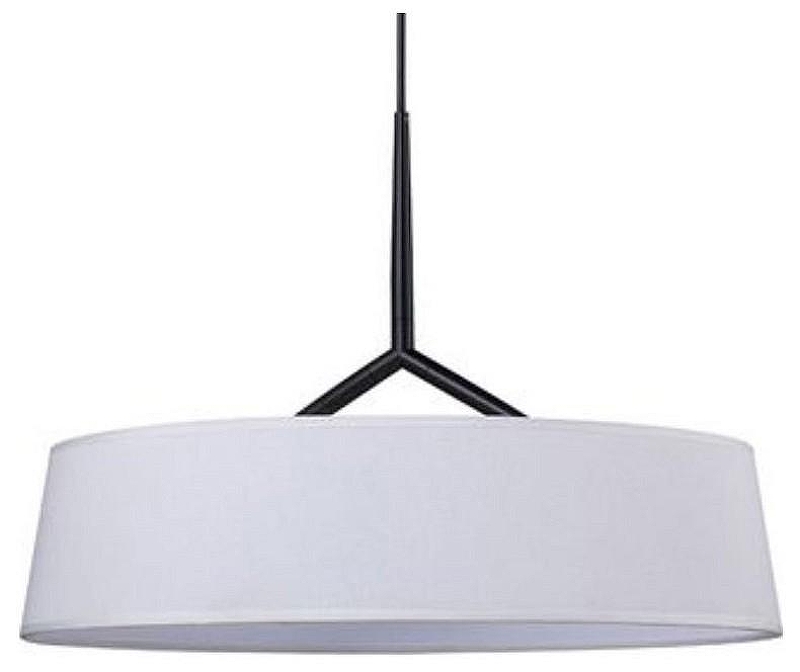 Подвесной светильник Divinare Alma 1029/06 SP-10 цвет плафона/подвески Белый, цвет арматуры Черный