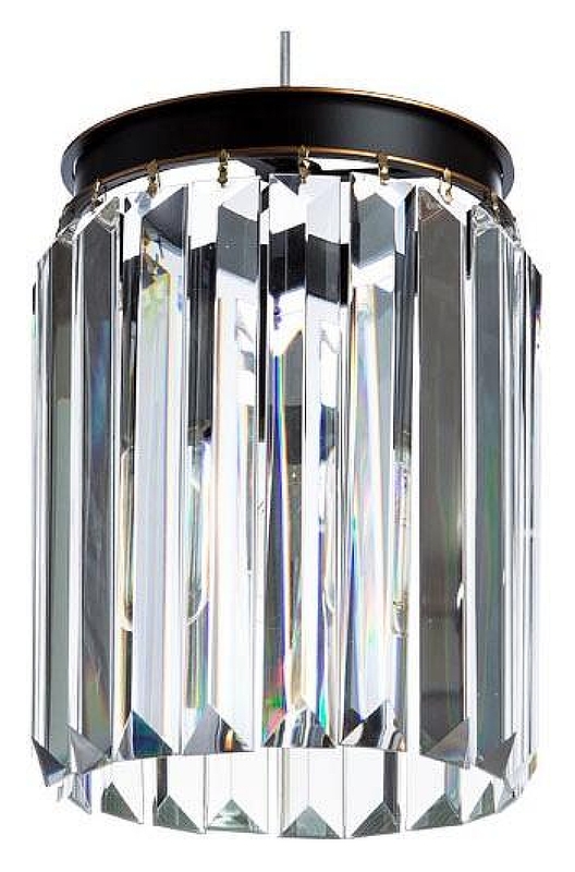 Подвесной светильник Divinare Nova 3001/01 SP-1 цвет плафона/подвески Прозрачный, цвет арматуры Черный