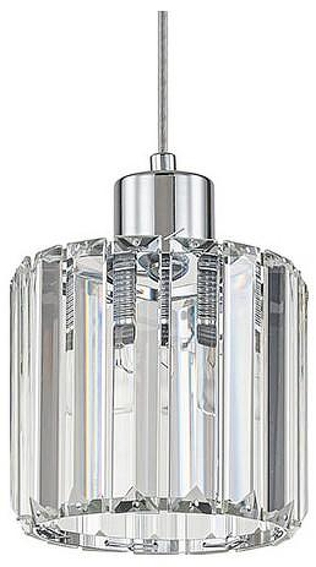 Подвесной светильник Escada Adorn 10192/1S Chrome цвет плафона/подвески Прозрачный, цвет арматуры Хром
