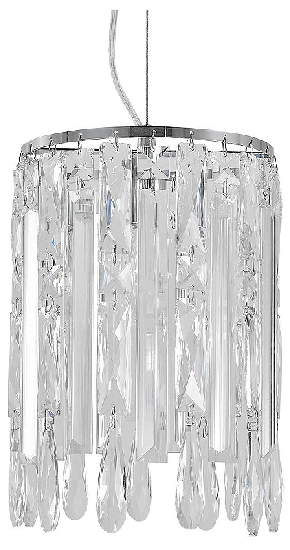 Подвесной светильник Escada Chamarel 2127/1S цвет плафона/подвески Прозрачный, цвет арматуры Хром