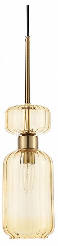 Подвесной светильник Escada Gloss 1141/1S Amber цвет плафона/подвески Оранжевый, цвет арматуры Медь